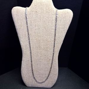 Sterling silver Figaro chain 4mm